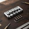 5-String Bass Bridge Easy to Install Guitar with Adjustable Saddles
