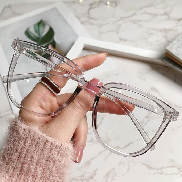 Glasses Lightweight Oversized Frame for Women Men Teenagers for Everyday Use Cosplay Fashionable Photo Props