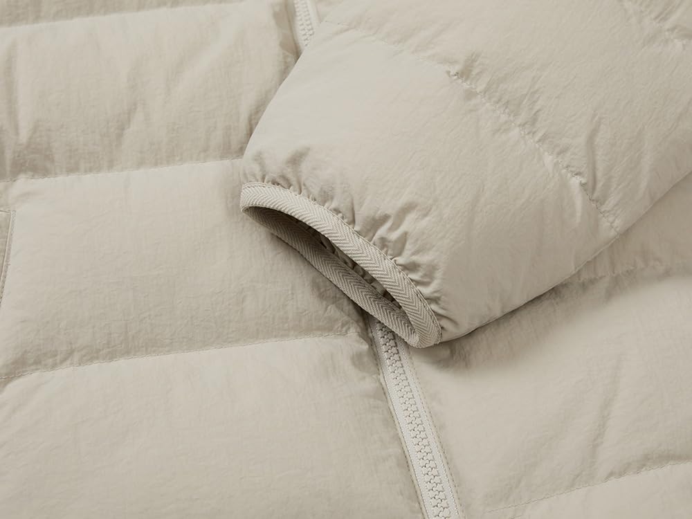 Snow Peak Land Lightweight Down Jacket Down Light Size for Men and Women GS-S25WMGDJ60, Outerwear, Jacket, Beige, 2XL,