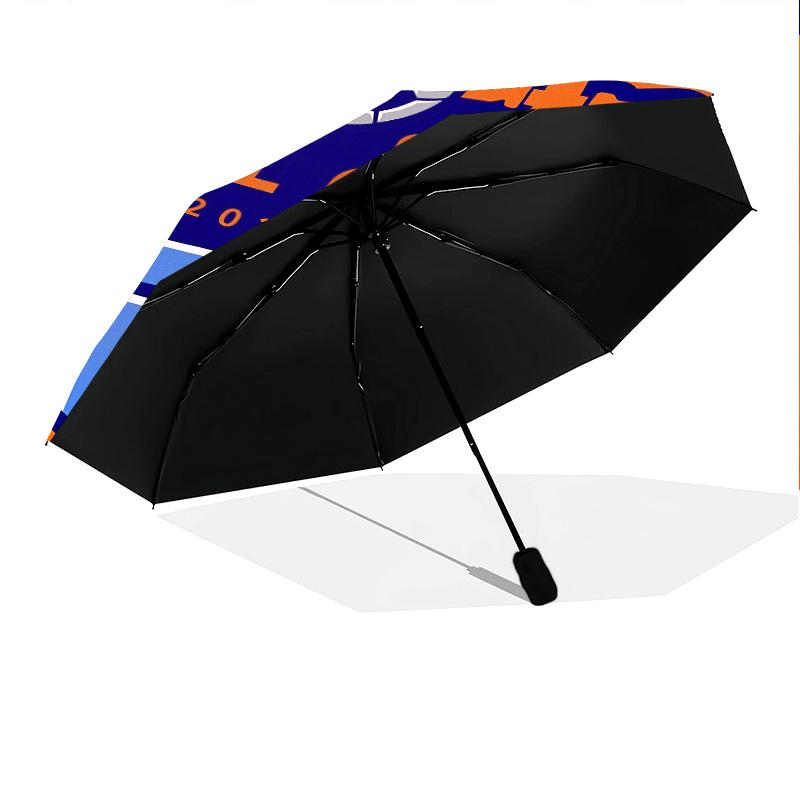 Lion City Sailors Football Club pattern, automatic folding umbrella, portable and foldable design, 8 ribs, a Christmas or birthday gift.