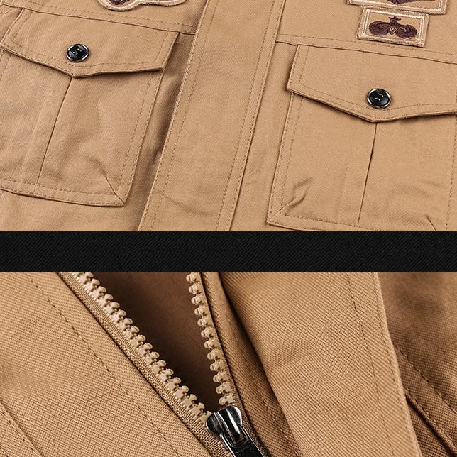 Work Jacket Cotton Men's Spring and Autumn Thin Coat