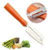 Curățător de legume cu mâner de lemn Deschizător de sticle multifuncțional Solzator de pește Curățător de fructe și cartofi pentru ananas dovleac Rezistent la rugină Esențial pentru bucătărie
