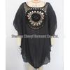 Hand-Crocheted European & American Beach Tassel Cover-Up Dress