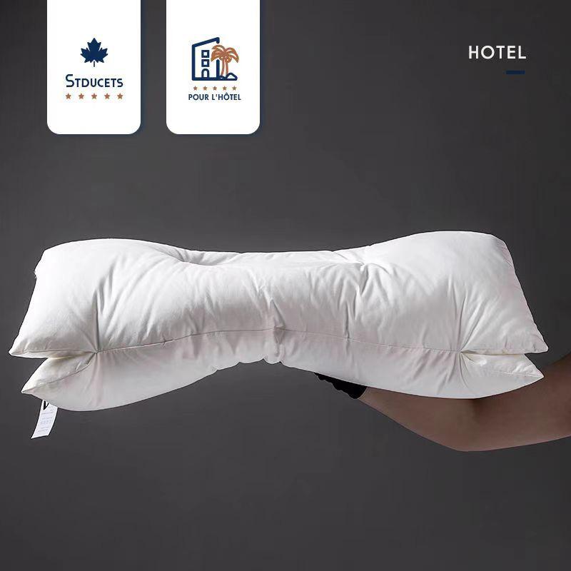 Soft Feather Velvet Pillow Sleeping Neck Pain Relief Help Sleep Relaxing Cervical Orthopedic Pillows