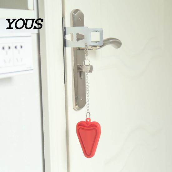 Hotelsicherheitsschloss Tragbare Tür für Zuhause Reisen, Stoppt zusätzliche Eisen-Privatsphäre, Kein Bohren Schließfach Wohnung