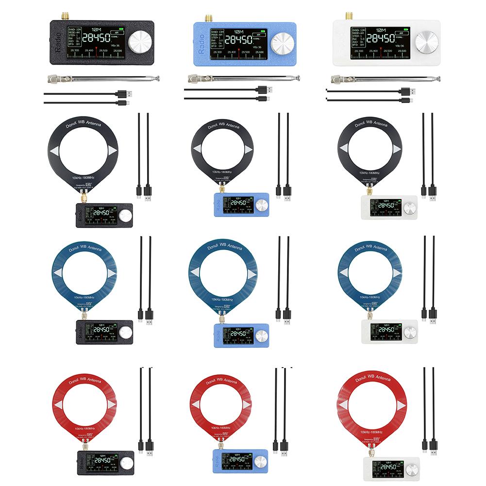 SI4732 0.5-108mhz Portable Radio 1.9inch IPS Screen Pocket Mini Radio LSB USB AM FM HF SW MW VHF Radio with Antenna