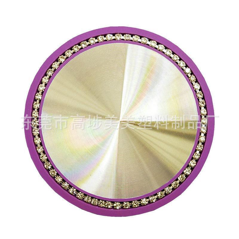 Black & White Grid Diamond Car Coaster: Multifunctional Anti-Slip Mat for Interior and Door Slot Storage