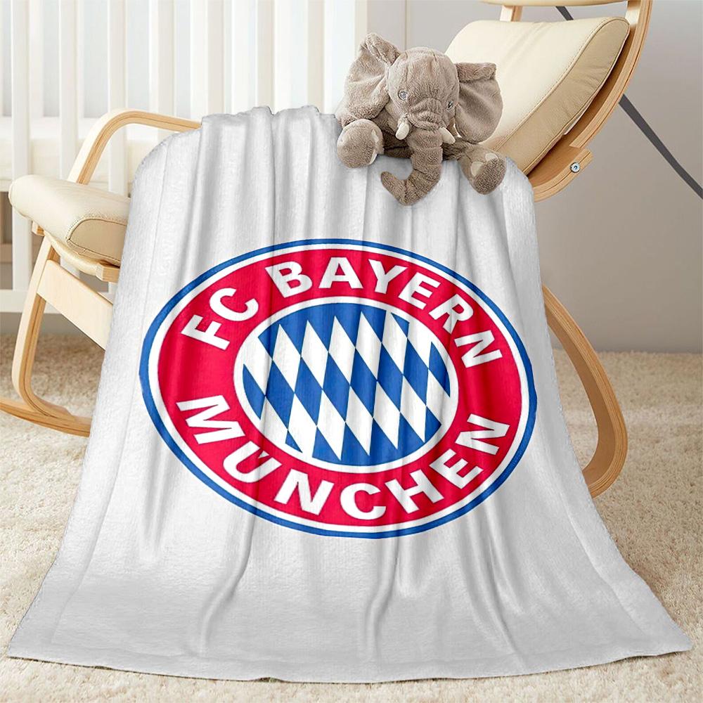 Bayern Munich Blanket Warmthful Decor Perfect for Chair Bed Office All-Season Use Digital Print Ideal Gift For Birthday Valentine'S Day