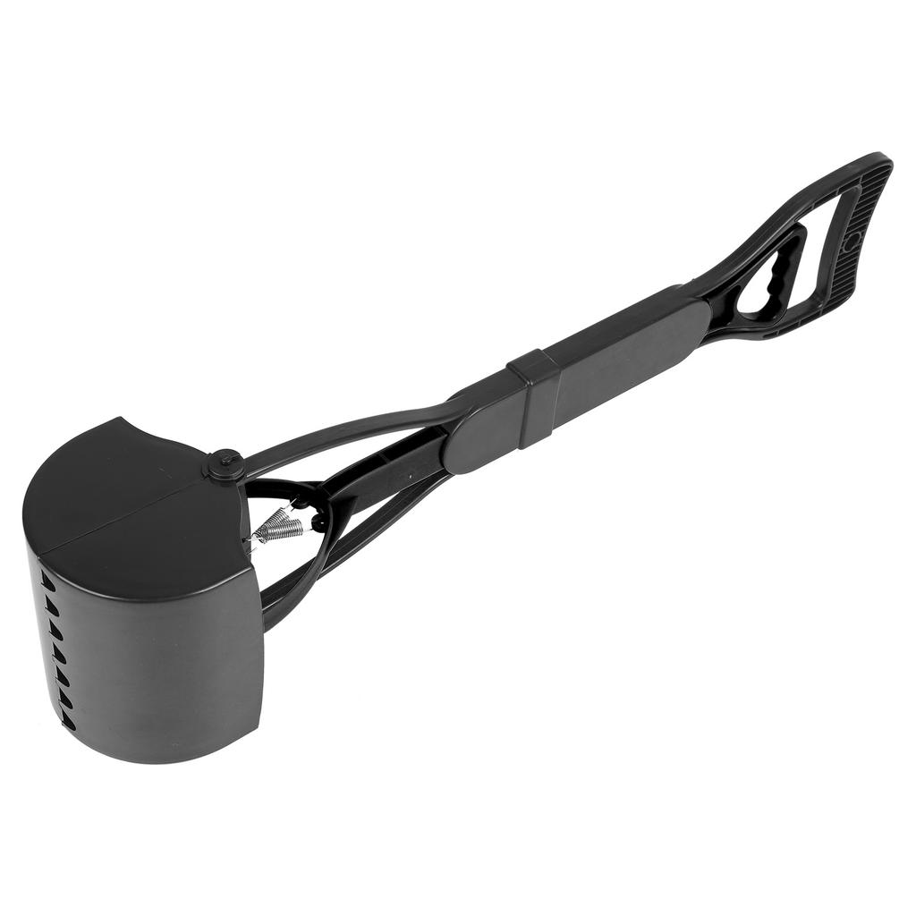 Pet Pooper Long Handle Jaw Poop Scoop Clean Pick Up Dog Cat Waste Picker Cleaning ToolBlack