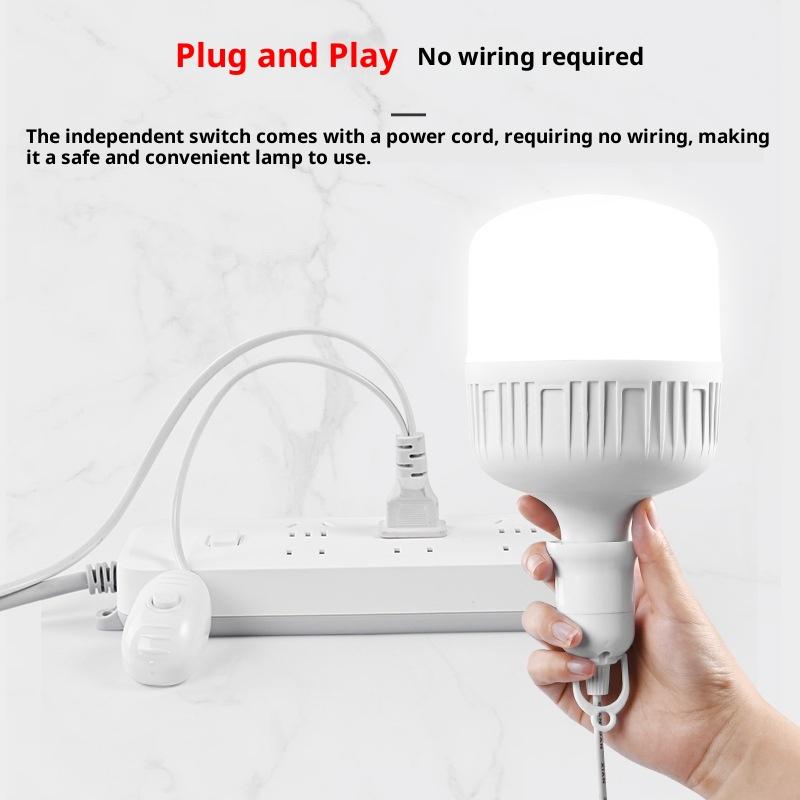 5/8M Lamp Bases Universal With Switch Led Bulb Socket Adapter Suspension E27 Screw Lamp Holder DIY Lighting Accessories White