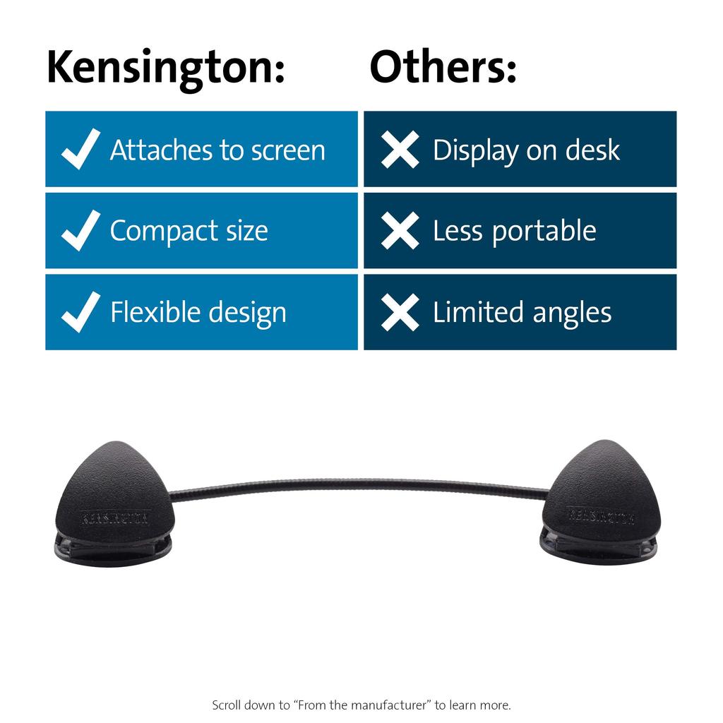Kensington FlexClip Copyholder Copy Holder Black 62081 - - Ref [item]
