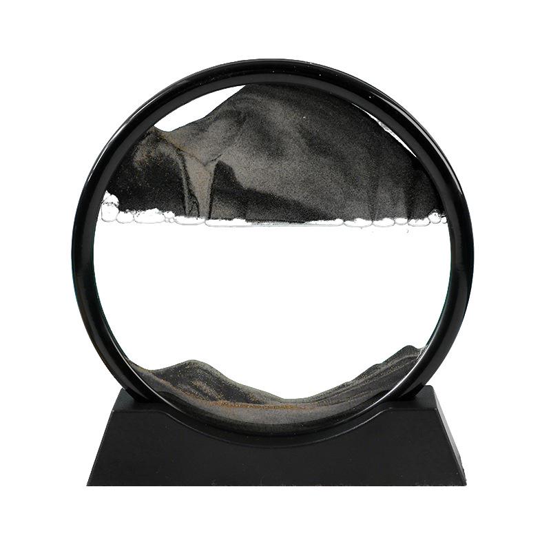 Quicksand Hourglass Ornament: Elegant Living Room, TV Cabinet, or Office Décor – Light Luxury Gift.