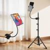 1 Set Metallschlauch-Mikrofonständer Notenständer Flexibler Handy-Tablet-Halter Für 5 bis 12,9 Zoll Tablets Und Smartphones
