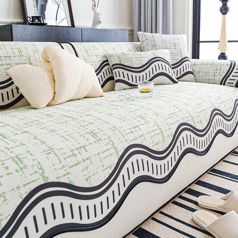Ice Silk Sofa Cushion Summer Simple Modern Non-Slip Mat Cushion  New Summer Cool Sofa Cover Towel