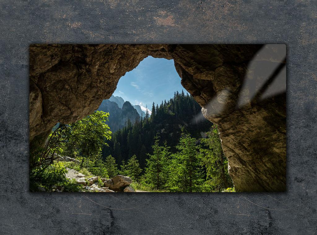SZKLANA DESKA DO KROJENIA 52x30 DRZEWA