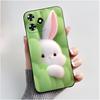 For ZTE V50 Design 4G V 50 Smart Case Cute Rabbit Black Soft Silicone Cover For ZTE Blade A73 4G Axon 50 Lite Phone Case Fundas