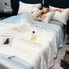 Lilang Light Luxury Ice Silk Washed Summer Quilt 4-Piece Set