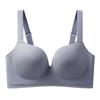 Large Size Smooth Surface Bra for Women Seamless Bra Double Breasted Slim Gathered and Adjusted Bra