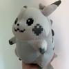 Initial Pikachu Plush Toys  30th Anniversary Commemorative Edition Pixel Art Style Pikachu Plushies Peluche Stuffed Doll