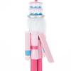 Pink Candy Style Wooden Nutcracker Ornament