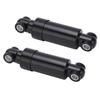 2pcs Shock Absorber Black 750lbs 110mm Steel Alloy Rustproof for Folding Scooter Electric Bike