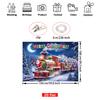 1Pcs Santa Claus Train Gifts Winter Scene Decoration Background Christmas Backdrop Decorations For Photo Studio Booth Party
