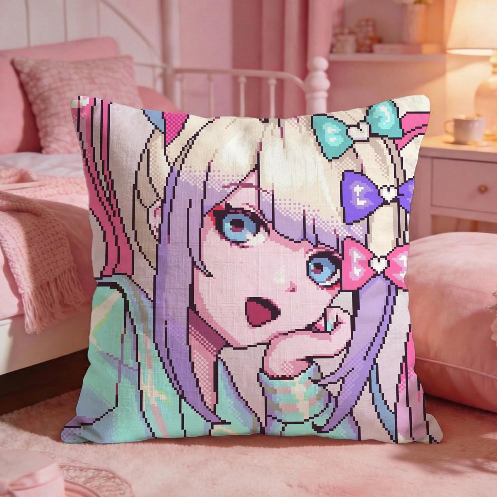 nNEEDY GIRL OVERDOSEs Cushion Cover Premium Comfort Reversible Pillow Cove Two In One Design for Any Room Car Interior