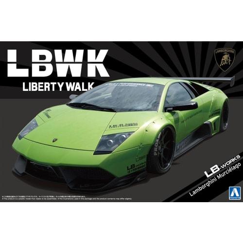 Aoshima Bunka Kyozai (AOSHIMA) 1/24 Liberty Walk No. 22 LB Works Lamborghini Murcielago Ver. 2 Plastic Model