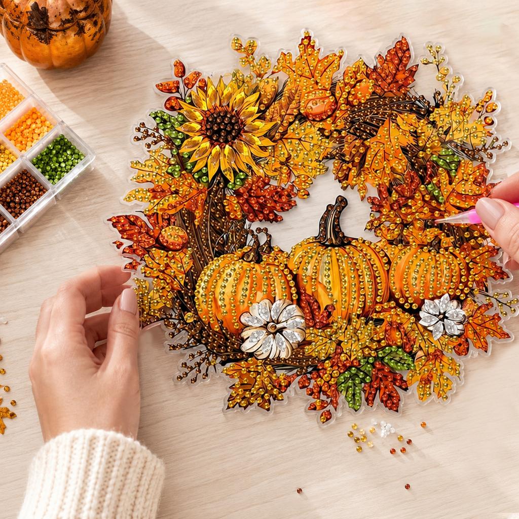 Festival 3 Pumpkins 5D Kit DIY Home Decoration