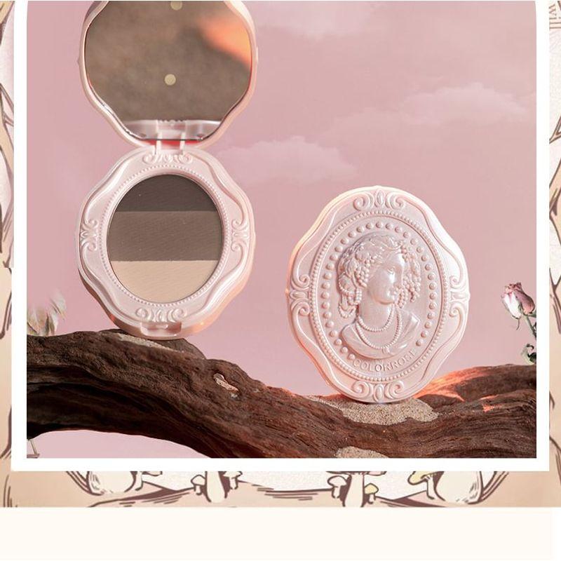 COLORROSE - Western Antique Embossed Tri-Color Eyebrow Powder