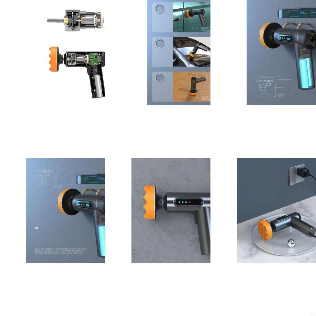 H7EE Беспроводная автомобильная полировальная машина Портативная беспроводная полировальная машина для детейлинга автомобилей China Mainland