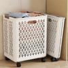 Large Foldable Laundry Hamper Waterproof Dirty Clothes Storage Basket Washing Bin for Bathroom Home Organizer