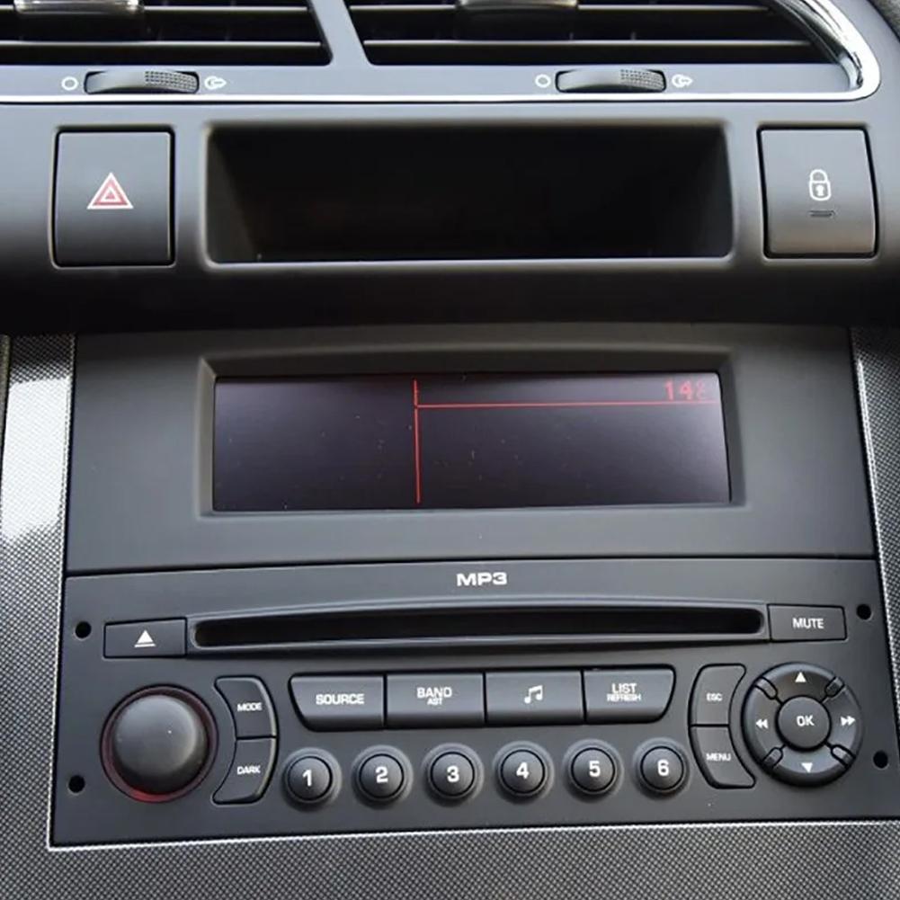 for Citroen C4 C5 RD3 207 Car Radio Multi-function C-Screen Shell Case Fixed Frame CD Player Screen Replacement Housing