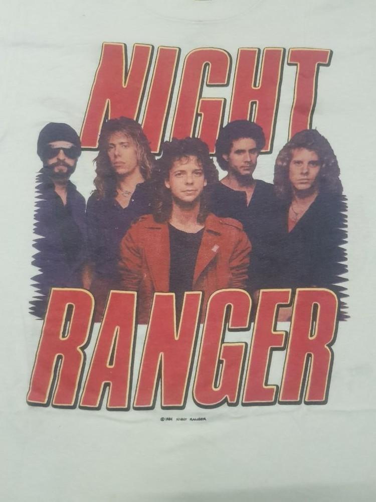 SALE Night Ranger Band Tshirt, gift for fan, rock band cotton white shirt Unisex T-Shirt XXXL