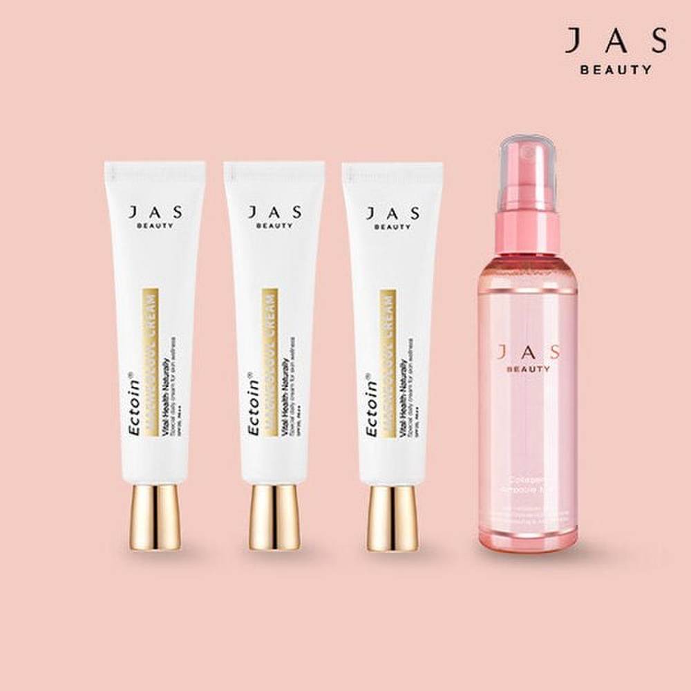 

JAS BEAUTY Ectoin Bare Face Cream 30 мл x 3 + Collagen Ampoule Mist 100 мл