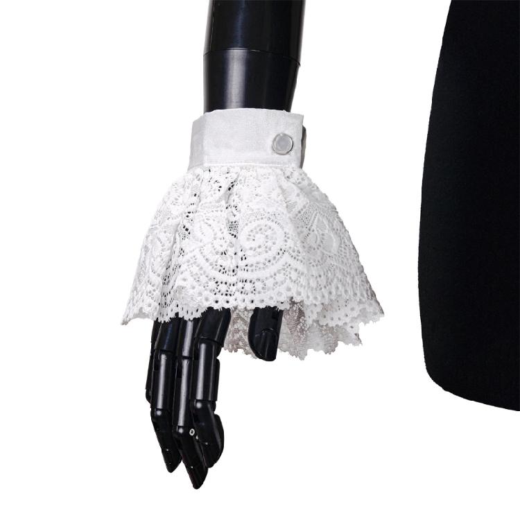 Vintage Styles Neck Ruff Unique Fashion Necklace Ruffled Pattern Neck Collar for Cosplay Lover