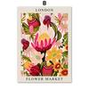 Flower Market London Paris Libon Abstract City Poster And Prints Wall Art Canvas Painting Hotel Bar Pictures Living Room Decor