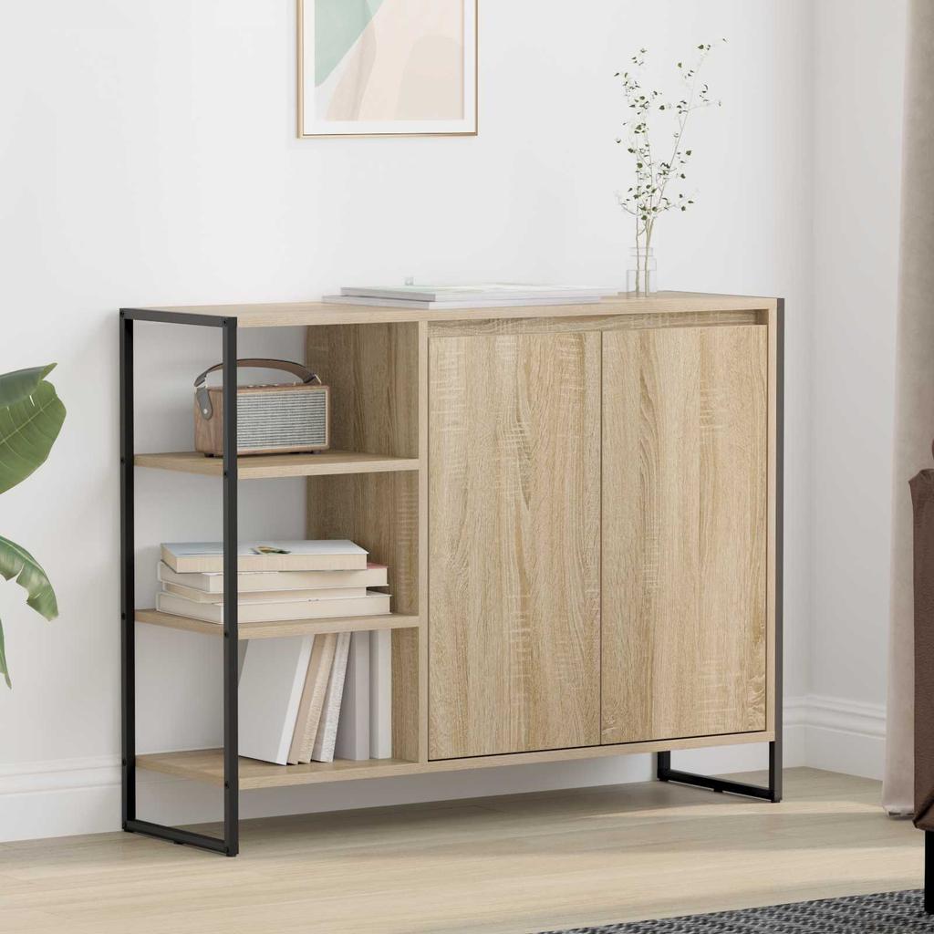 Side Cabinet Sonoma 96.5 x 30 x 75 cm engineered wood