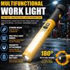 Rechargeable COB LED Work Light Portable Magnetic Inspection Flashlight with Power Display for Car Repair Garage Emergency