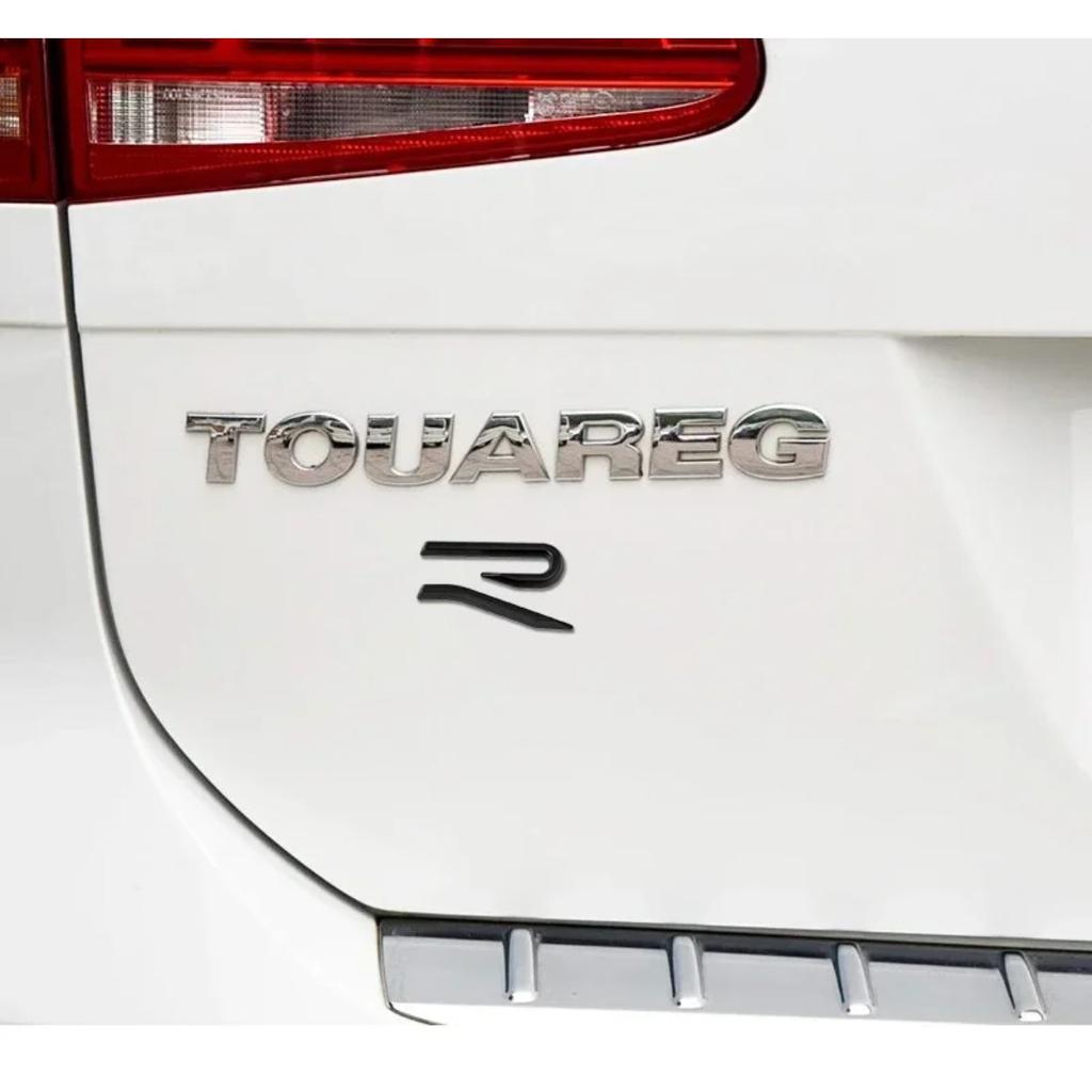 Autocollant Emblème Logo R RLine en Métal 3D Autocollant Emblème Coffre Arrière de Voiture Accessoires de Style Extérieur de Voiture de Haute Qualité