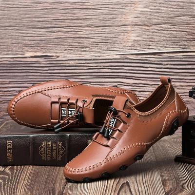 Mode Herren Sneaker Handgefertigte Freizeitschuhe Herren Slipper Oktopus Ausgehöhlte Mokassins Atmungsaktive Herren Fahrschuhe Übergröße 47