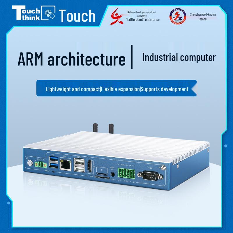 

Четырехъядерный мини-ПК RK3568 без вентилятора для промышленности с расширением интерфейсов 2GB+16GB