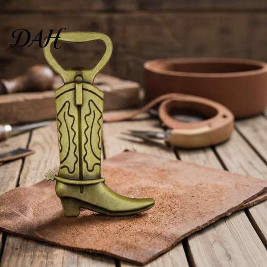 Western Bachelorette Party Gifts Cowboy Boot Bottle Opener, Durable Zinc Alloy Theme Openers with Unique Favor Sets Thank You Card, Favors for