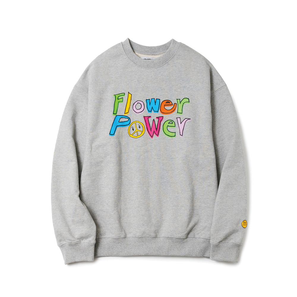 Mnw Цветочная Сила Свитшот M/Серый Melange Grey/Xl