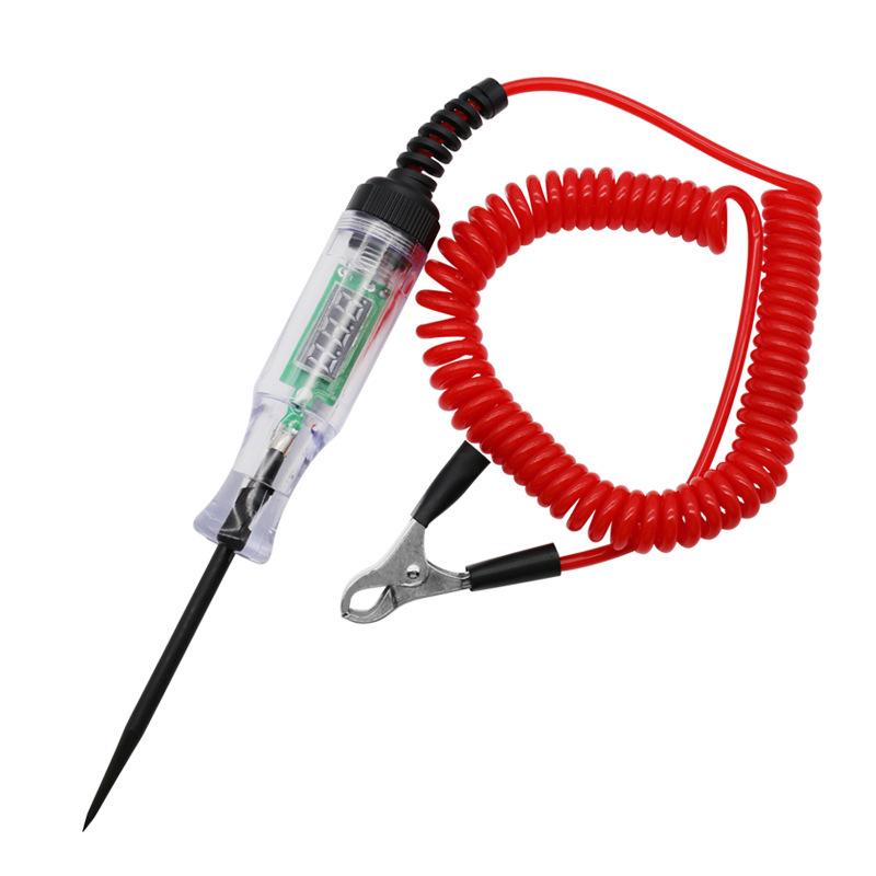 Multivoltage Automotive Circuit Tester Pen: 6V/12V/24V Electric Light Tool for Car Voltage Detection