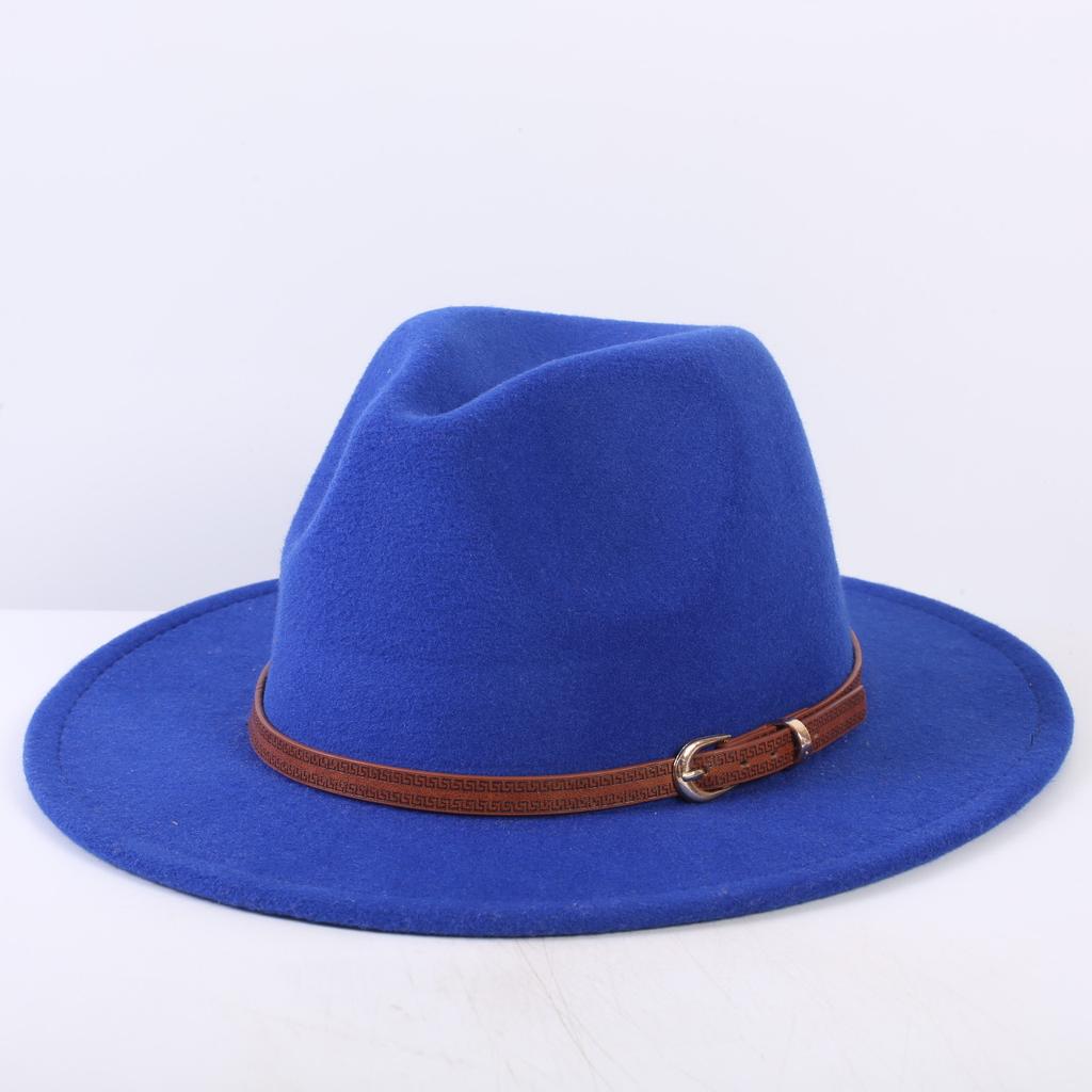 Popular European and American classic simple flat-brimmed top hat men's and women's fashionable and elegant versatile jazz hat top hat
