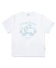 ESCAPEFROM Sky Blue Team Number 06 Print Oversized Short Sleeve T-Shirt White