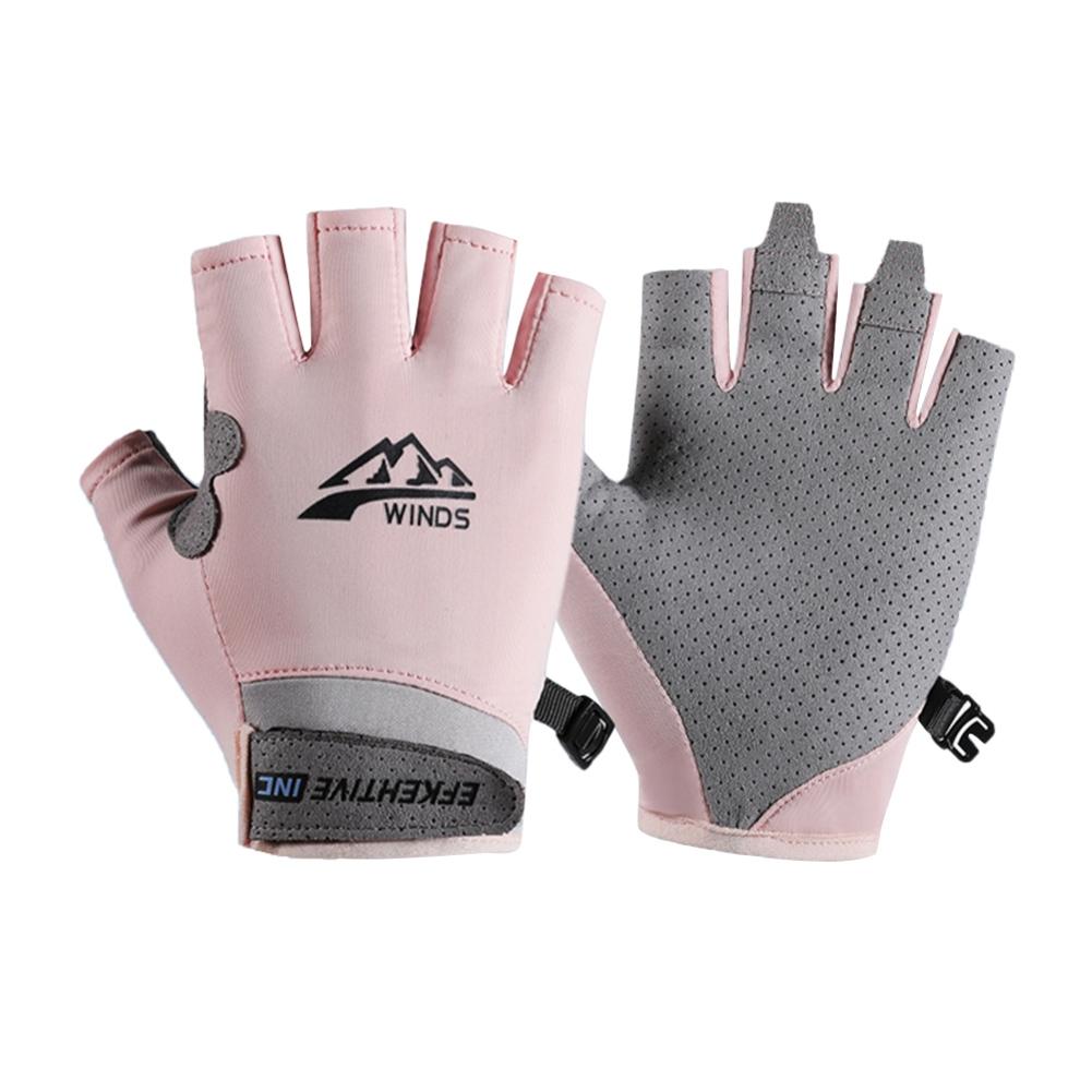 Нескользящие противоскользящие перчатки с полупальцами, мотоциклетные перчатки, эластичные шоковые перчатки для фитнеса и езды на велосипеде, дышащие мужские и женские перчатки с полупальцами, велосипедные