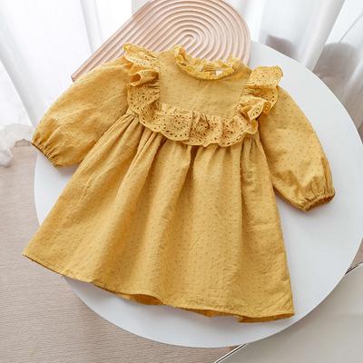 Children Girls' Dress Long Sleeved Princess Dress