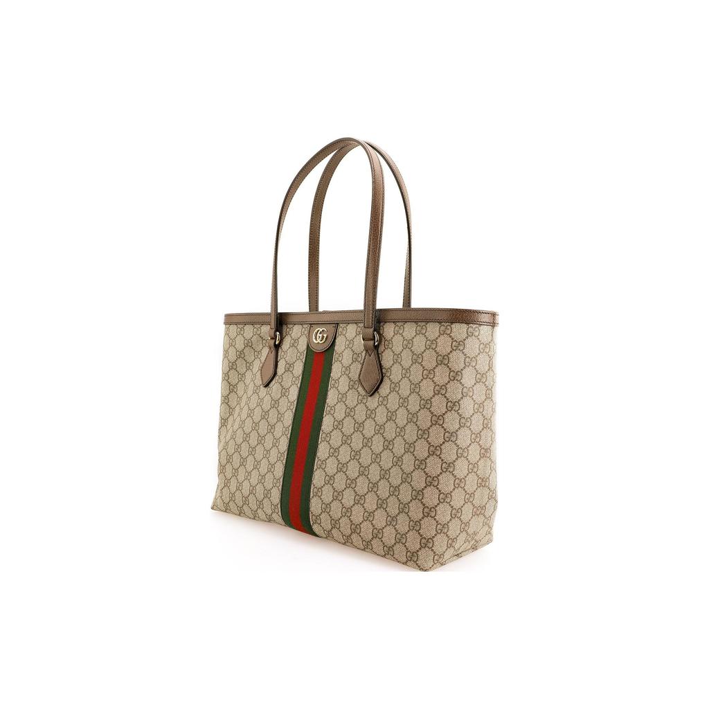 Gucci Ophidia GG Średnia Torba Beżowa/Hebanowa Unisex Torby Beżowy 631685-96IWB-8745